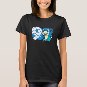 T-shirt Enfants 9e anniversaire Garçons Requin 9 ans Old O