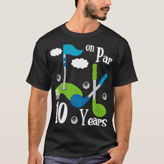 T-shirt Enfants 9e anniversaire Golf 9 ans Anniversaire Ca (Devant)