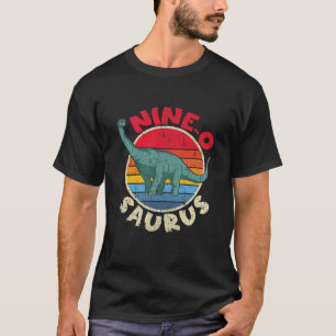 T-shirt Enfants 9E Anniversaire Neuf O Saurus I Brachiosau