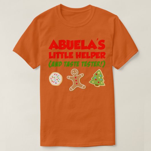 T-shirt Enfants Abuela's Little Helper Christmas Cookie Ba (Design devant)