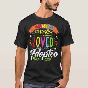 T-shirt Enfants adoptifs adoptés aimés Journée de l'adopti