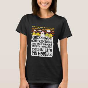 T-shirt Enfants Aile de poulet Aile de poulet Aile de poul