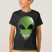 T-shirt enfants Alien vert (Devant)