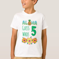 Enfants Aloha Tropical Luau 5 ans Anniversaire