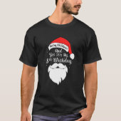 T-shirt Enfants amusant Joyeux Noël Et oui c'est mon 8e Bi (Devant)