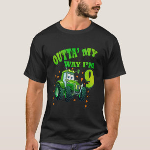 T-shirt Enfants Anniversaire de enfant 9 ans Green Farm Tr