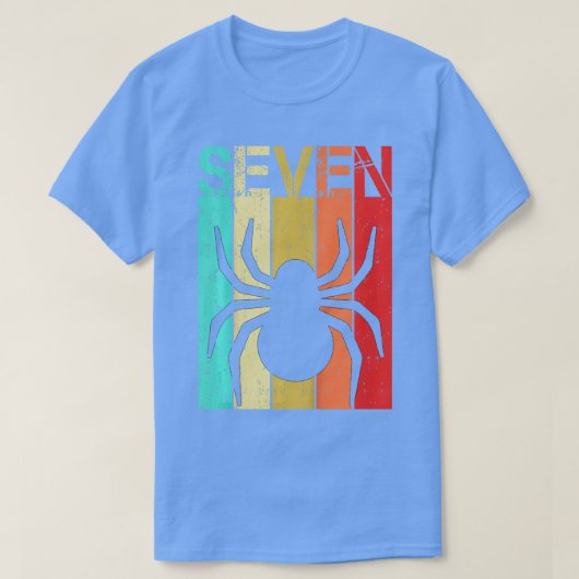 T-shirt Enfants Araignée 7 Anniversaire Garçon Fille Araig (Design devant)