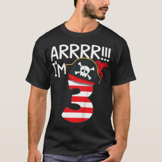T-shirt Enfants Arr I M 3 Cool Pirate Thème 3E Anniversair