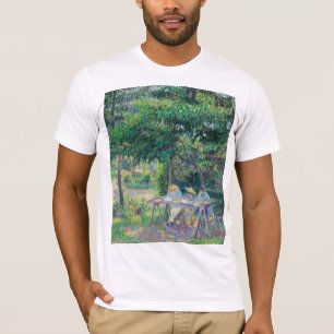 T-shirt Enfants attablés dans le jardin Camille Pissarro