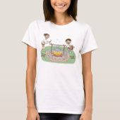 T-shirt Enfants au feu de camp (Devant)
