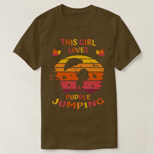 T-shirt Enfants AutomneCette Fille Aime La Poule JumpingAu (Design devant)
