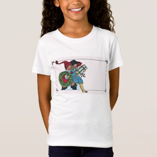 T-Shirt ENFANTS AVEC CADEAUX DE NOËL (Devant)