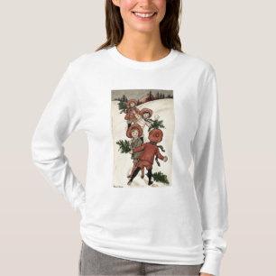 T-shirt Enfants avec les boules de neige de lancement de