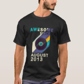 T-shirt Enfants Awesome Depuis Août 2013 8E Anniversaire 8 (Devant)