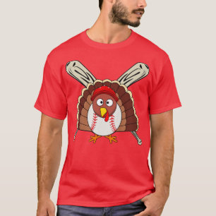 T-shirt Enfants Baseball Turquie Thankesgiving Pour les ga