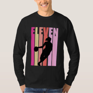 T-shirt Enfants Basketball 11e anniversaire Enfants Filles