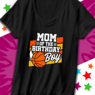 T-shirt Enfants Basketball Party Maman of the Birthday Boy