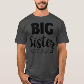 T-shirt Enfants Big Sister Est