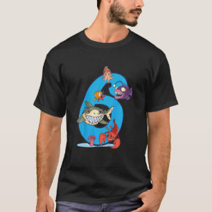T-shirt Enfants Biologiste marin futur 6 an 6e anniversair
