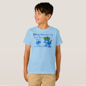 T-shirt Enfants Bleus (Devant entier)