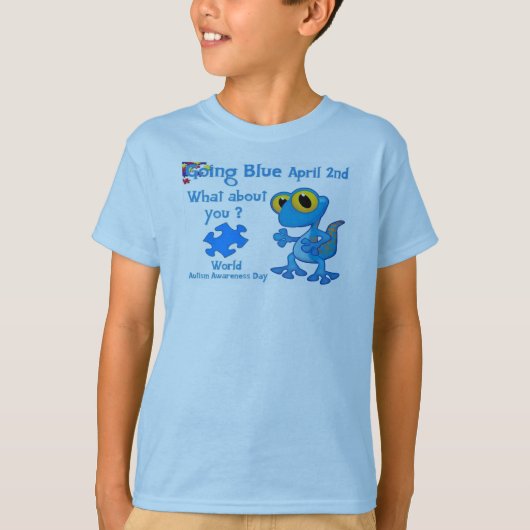T-shirt Enfants Bleus (Devant)