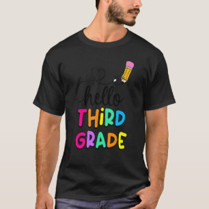 T-shirt Enfants Bonjour Équipe De Troisième Année Mon Prem