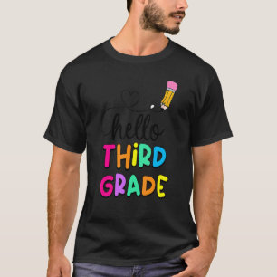 T-shirt Enfants Bonjour Équipe De Troisième Année Mon Prem
