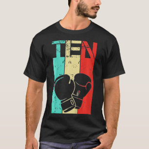 T-shirt Enfants Boxing 10 Birthday Boy Girl Boxing 10 Year