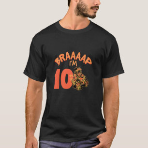 T-shirt Enfants Braaaap J'ai 10 ans Quad VTT 10 ans 10e an