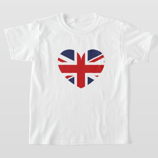 T-shirt Enfants - British Flag Heart (Poser)