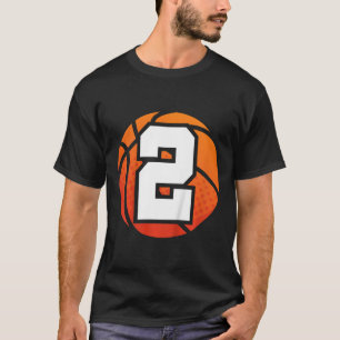 T-shirt Enfants Bysketbyll Anniversaire Numéro 2 Pour Deux