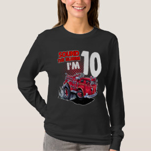 T-shirt Enfants Camion d'incendie J'ai 10 ans Pompier 10e
