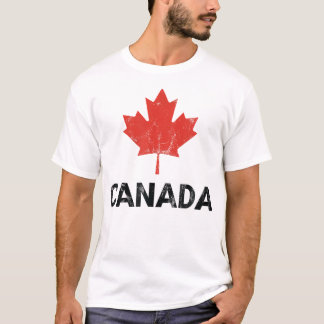 T-shirt Enfants canadiens du drapeau Vintage Canada