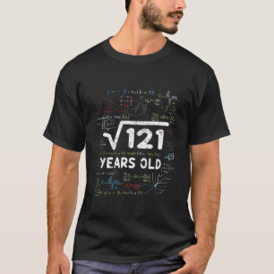 T-shirt Enfants Carré Racine De 121 11E Anniversaire Cade