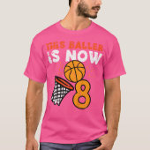 T-shirt Enfants Ce Baller Est Maintenant 8 Basketball 8E A (Devant)