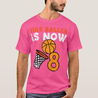 T-shirt Enfants Ce Baller Est Maintenant 8 Basketball 8E A