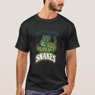 T-shirt Enfants Ce Garçon Aime Les Serpents Citation Viper