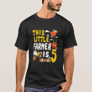 T-shirt Enfants Ce Petit Agriculteur Est 5 Tracteur Agrico