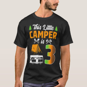 T-shirt Enfants Ce Petit Camper Est 3 Camp 3ème Camping Bi