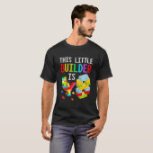 T-shirt Enfants Ce Petit Constructeur Est 8 Bâtiments Bloc (Devant entier)