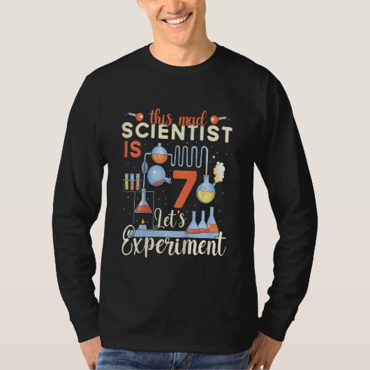 T-shirt Enfants Ce scientifique fou est 7 Expérimentons la (Devant)