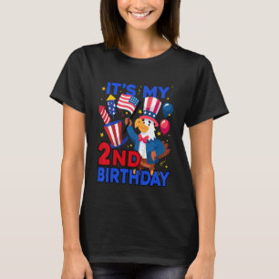 T-shirt Enfants C'est mon 2ème anniversaire Firecracker En