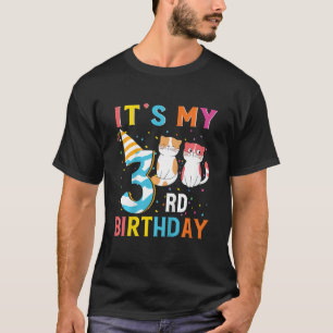 T-shirt Enfants C'est mon 3e anniversaire pour les mignonn