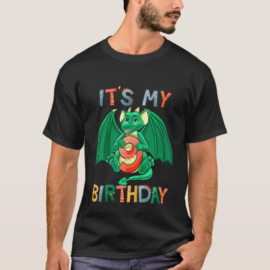 T-shirt Enfants C'est mon 9e anniversaire Dragon 9 Anniver (Devant)