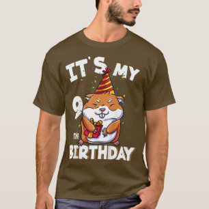T-shirt Enfants C'Est Mon 9E Anniversaire Neuf Anniversair