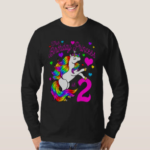 T-shirt Enfants Cet Anniversaire Princesse Est 2 2e Fille 
