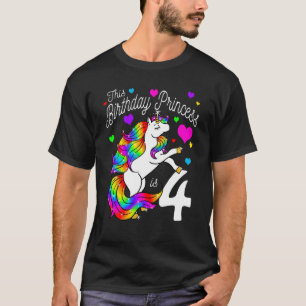 T-shirt Enfants Cet Anniversaire Princesse Est La 4 4ème F