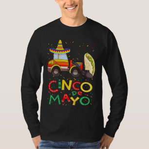 T-shirt Enfants Charges De Tacos Bulldozer Cinco De Mayo K