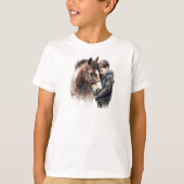 T-shirt Enfants Cheval (Devant)