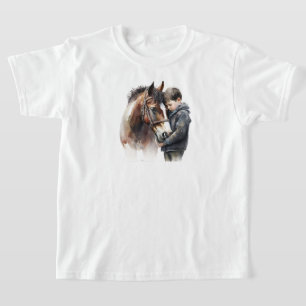 T-shirt Enfants Cheval